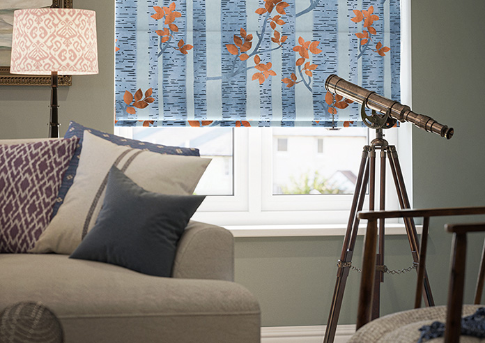 Birch Tree Velvet, Autumn - Twist&Fit Roman Blind - Image 5